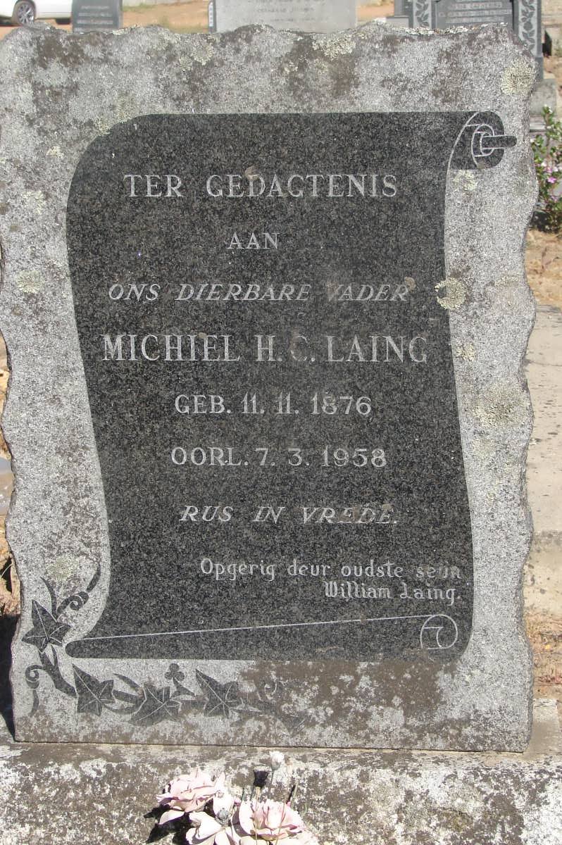 LAING Michiel H.C. 1876-1958