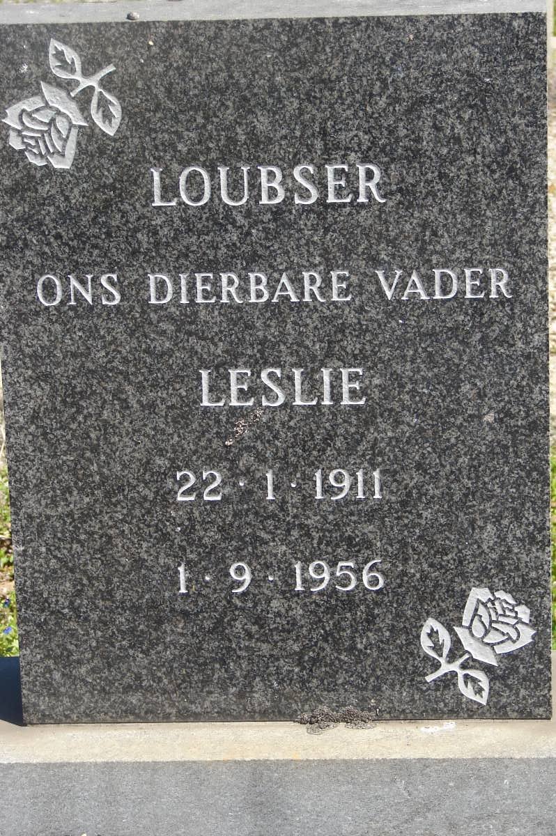 LOUBSER Leslie 1911-1956