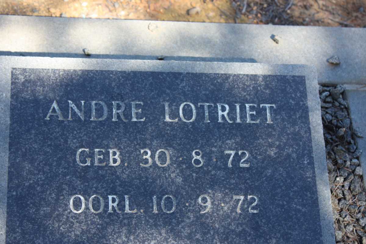 LOTRIET Andre 1972-1972