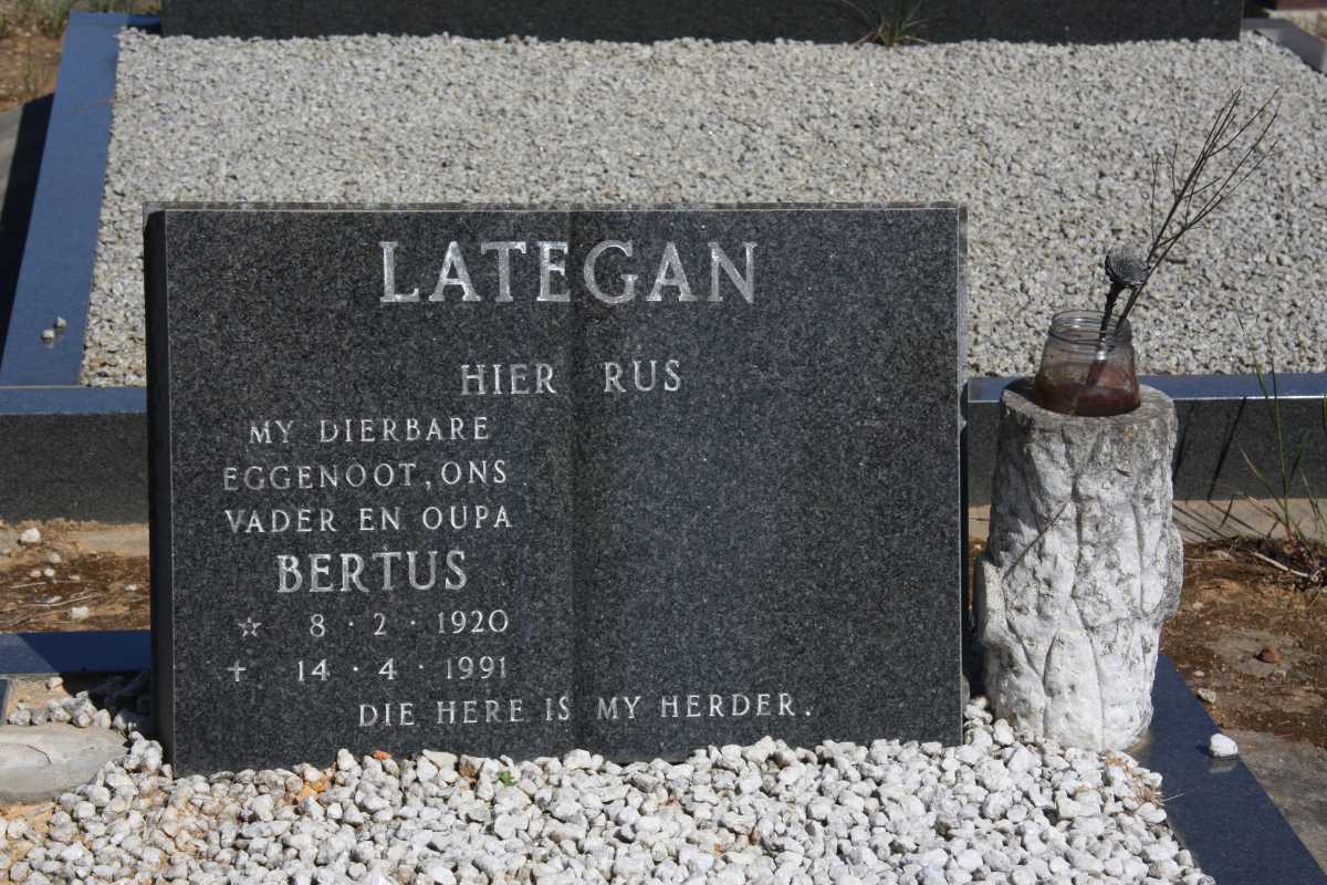 LATEGAN Bertus 1920-1991