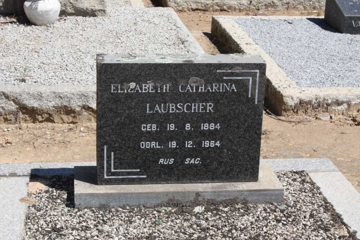 LAUBSCHER Elizabeth Catharina 1884-1964