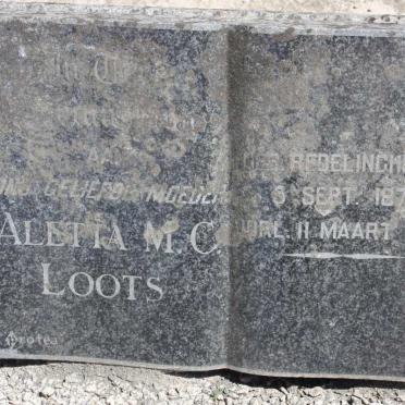 LOOTS Aletta M.C. 1875-1942
