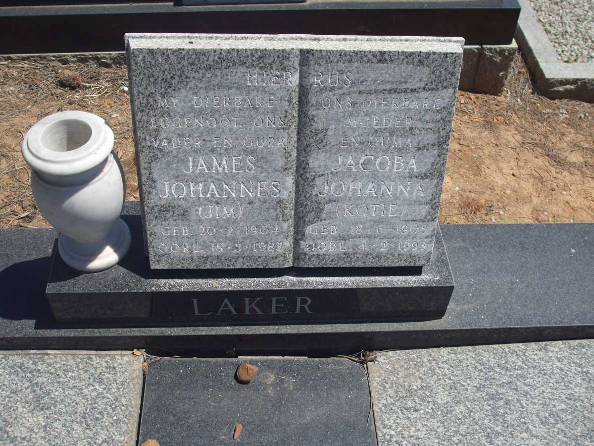 LAKER James Johannes 1904-1983 & Jacoba Johanna 1908-1993