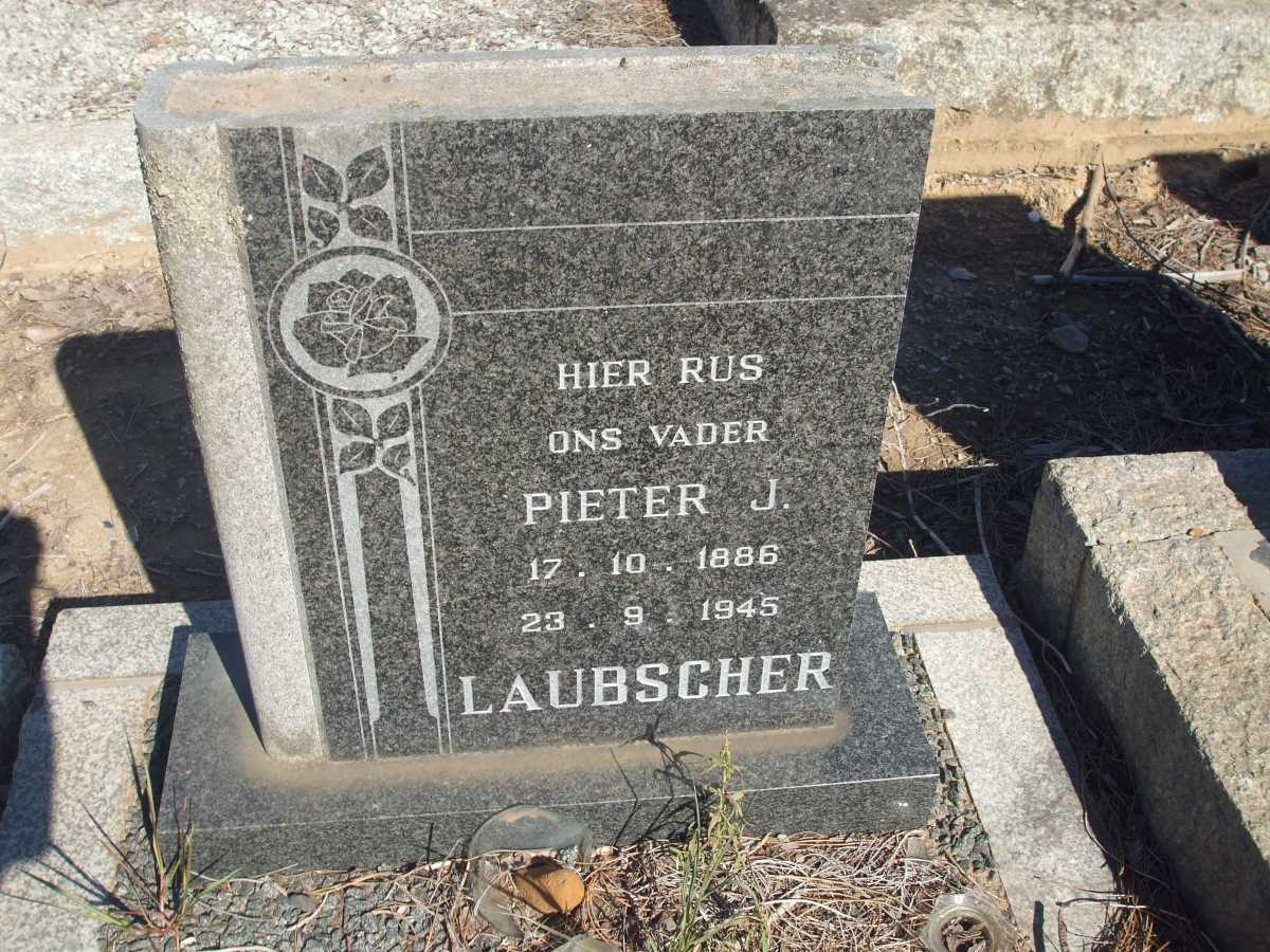 LAUBSCHER Pieter J. 1886-1945
