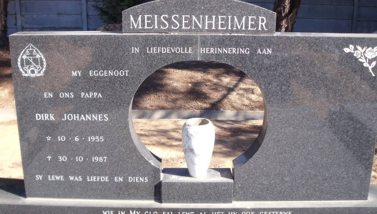 MEISSENHEIMER Dirk Johannes 1955-1987