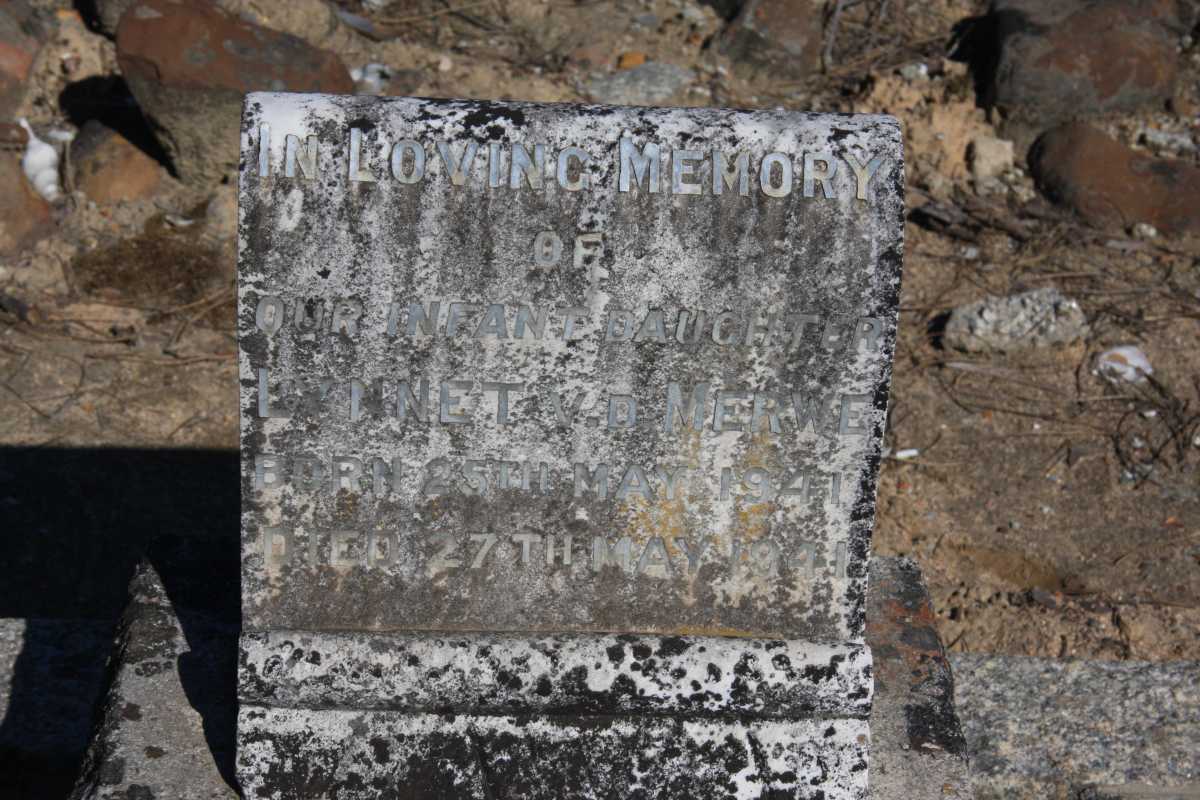 MERWE Lynette, V.D. 1941-1941