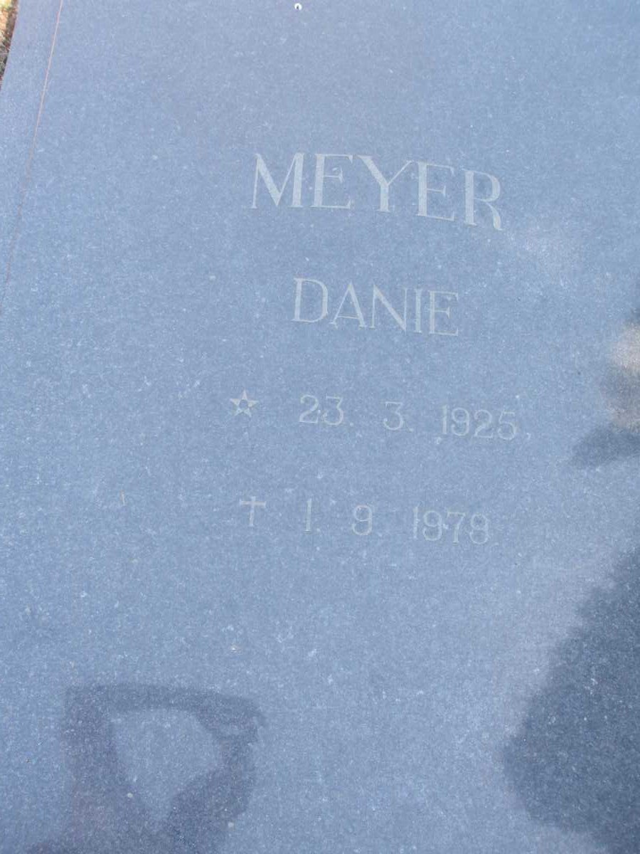 MEYER Danie 1925-1979