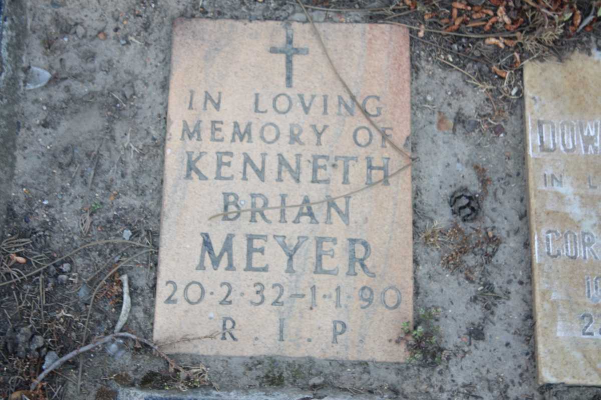 MEYER Kenneth Brian 1932-1990
