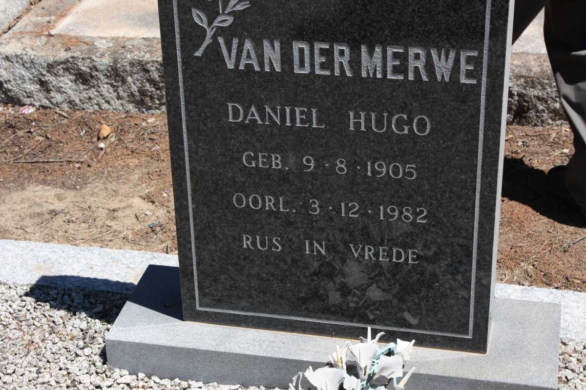 MERWE Daniel Hugo, van der 1905-1982