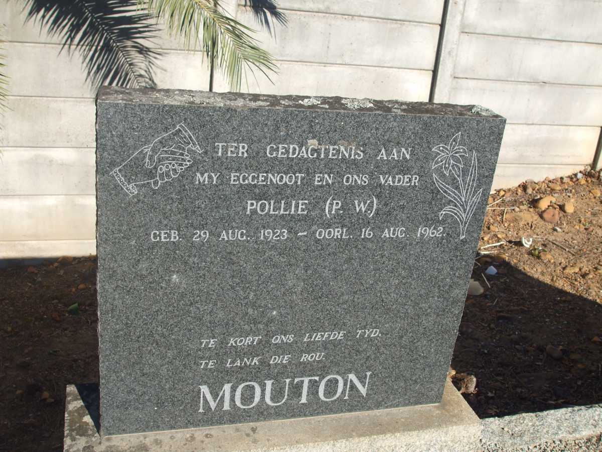 MOUTON P.W. 1923-1962