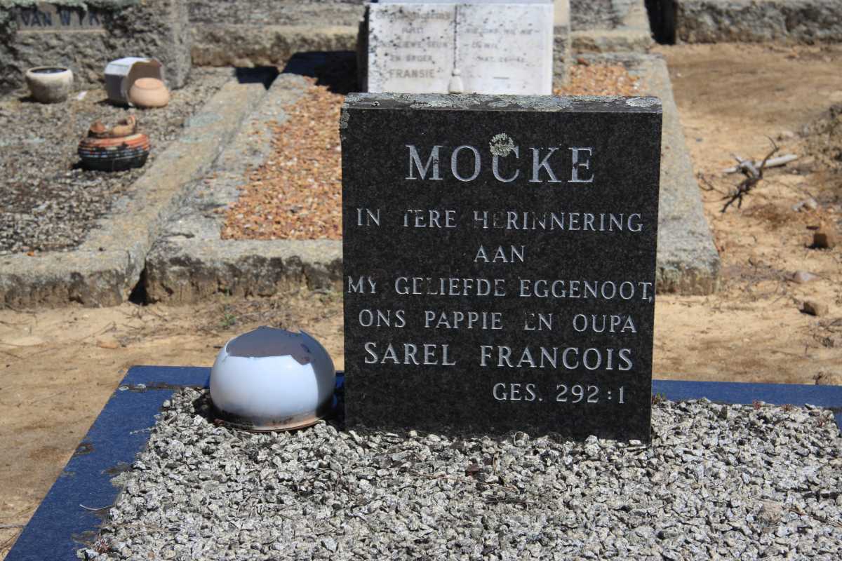 MOCKE Sarel Francois