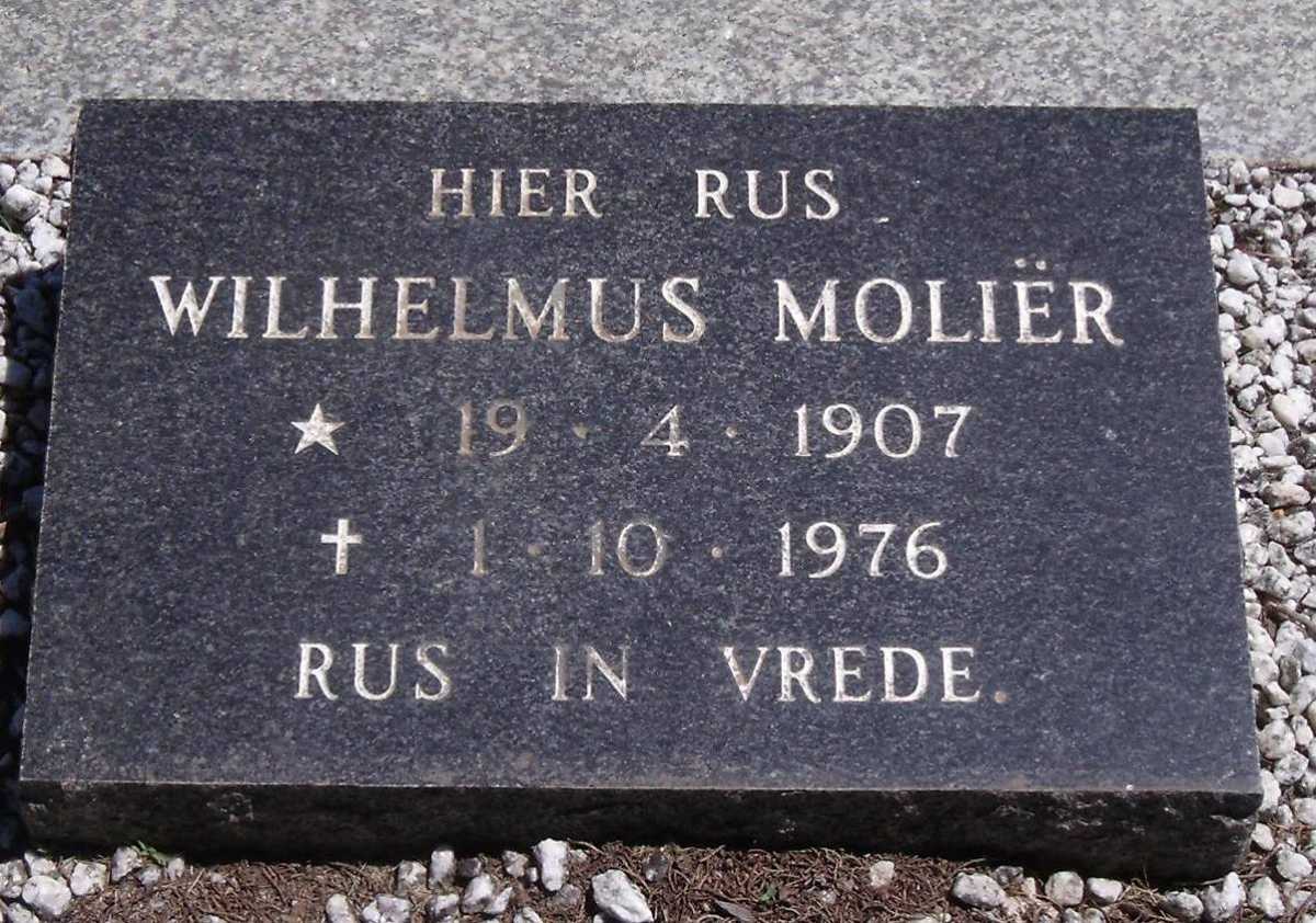 MOLIER Wilhelmus 1907-1976