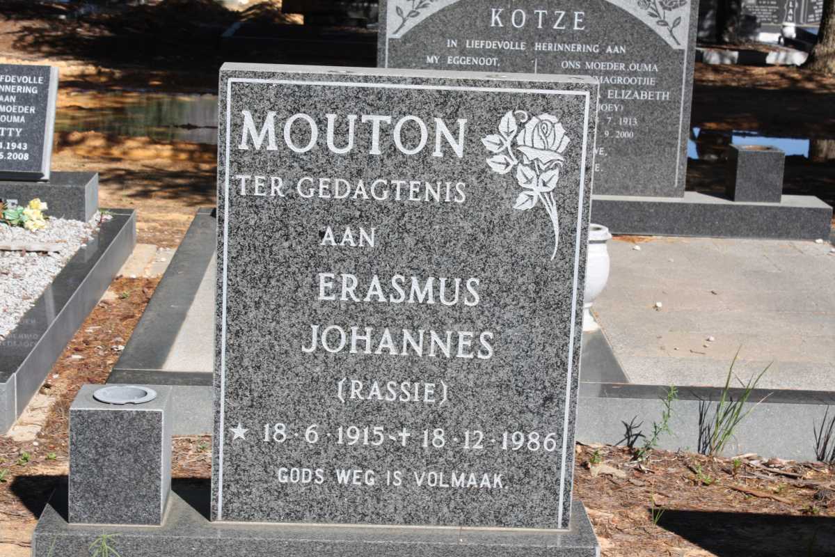 MOUTON Erasmus Johannes 1915-1986
