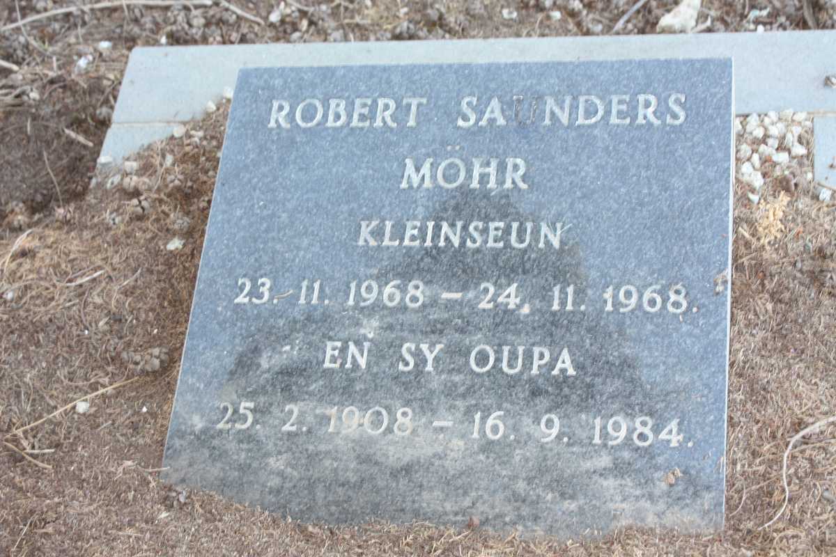MOHR Robert Saunders 1908-1984 :: MOHR Robert Saunders 1968-1968
