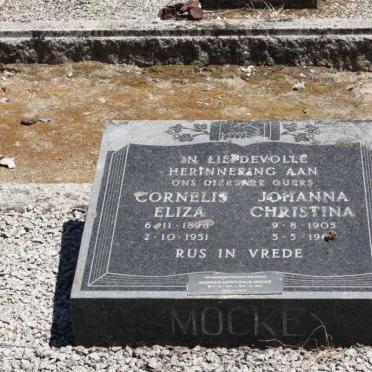MOCKE Cornelis Eliza 1898-1951 & Johanna Christina 1905-1969