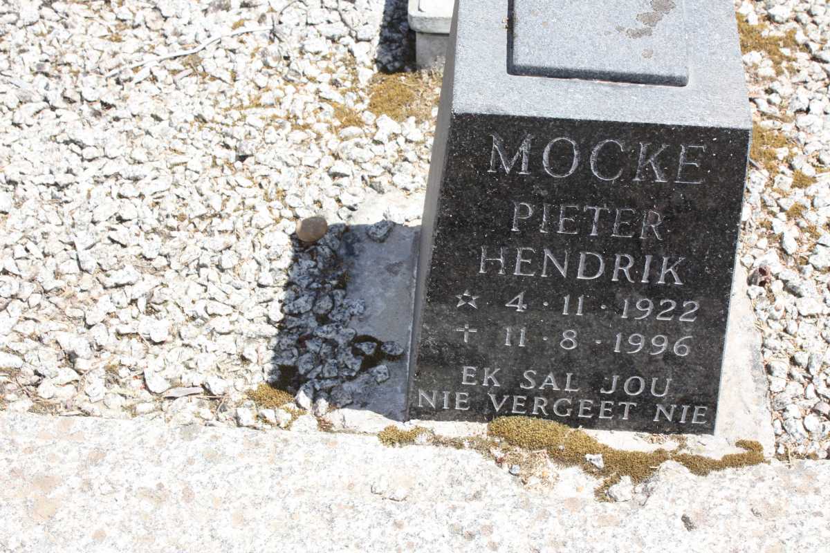 MOCKE Pieter Hendrik 1922-1996
