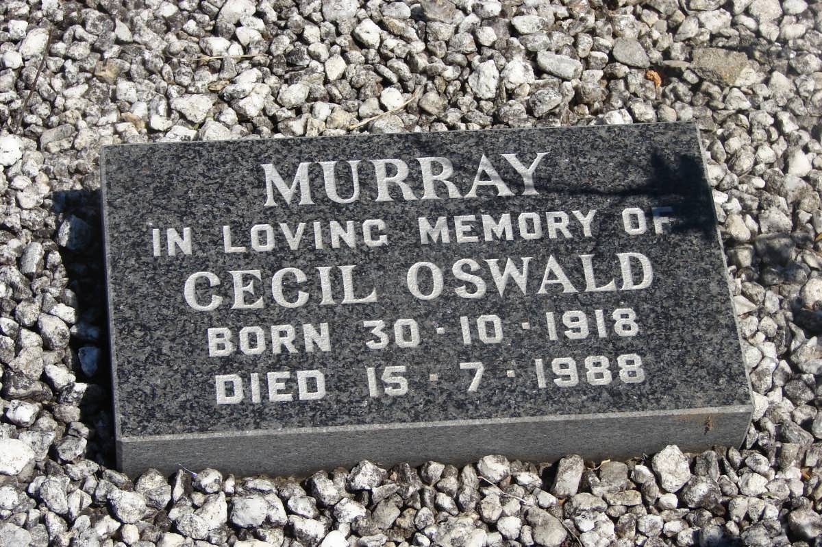 MURRAY Cecil Oswald 1918-1988