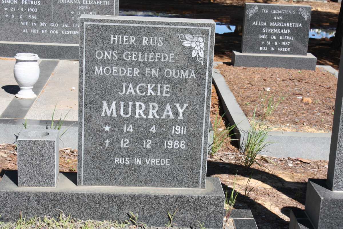 MURRAY Jackie 1911-1986