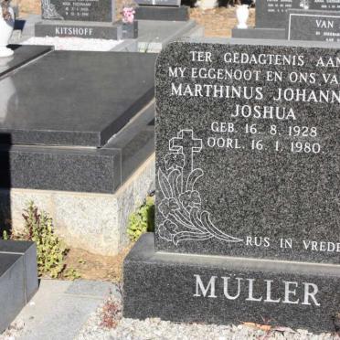 MULLER Marthinus Johannes Joshua 1928-1980