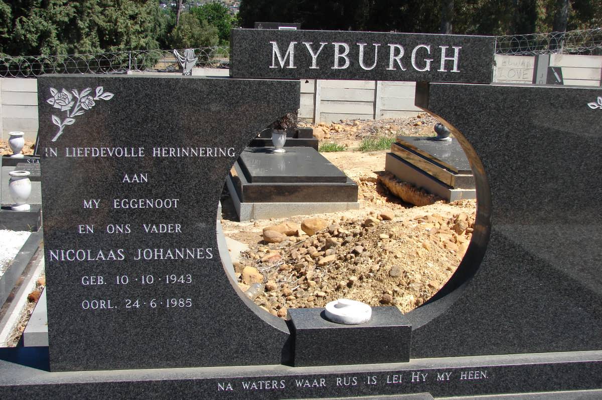 MYBURGH Nicolaas Johannes 1943-1985