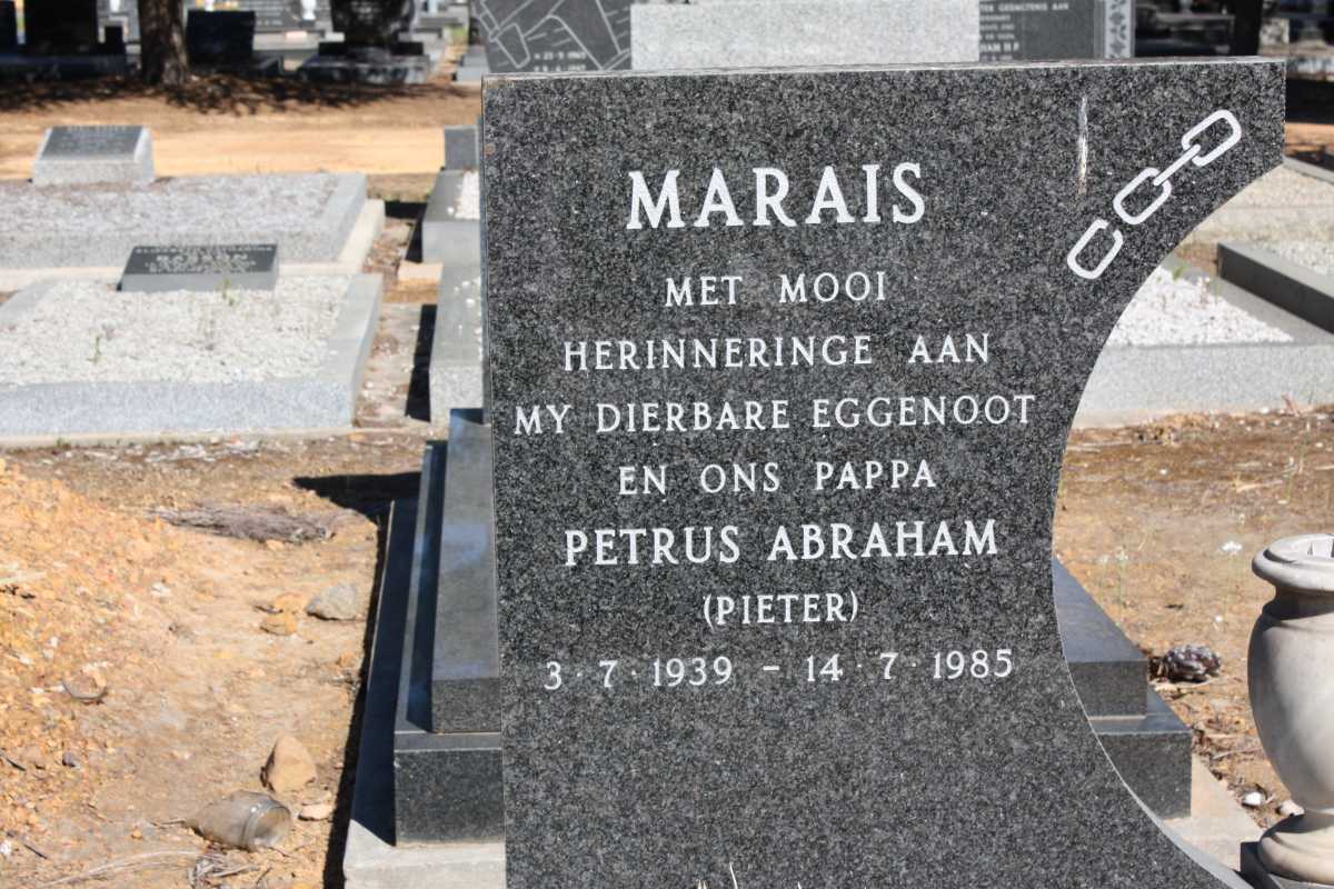 MARAIS Petrus Abraham 1939-1985