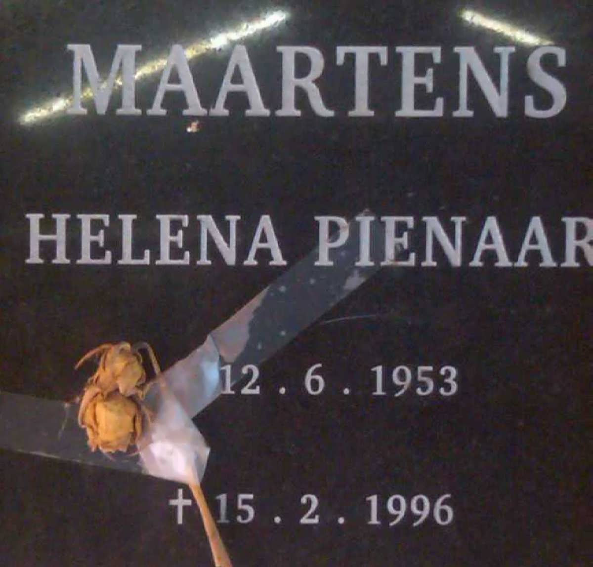 MAARTENS Helena Pienaar 1953-1996