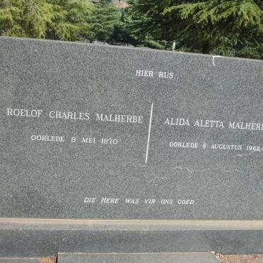 MALHERBE Roelof Charles -1970 & Alida Aletta -1968