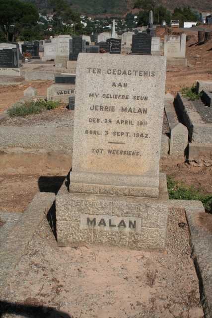 MALAN Jerrie 1911-1942