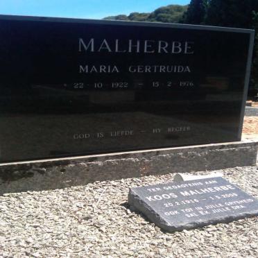 MALHERBE Koos 1916-2005 & Maria Gertruida 1922-1976