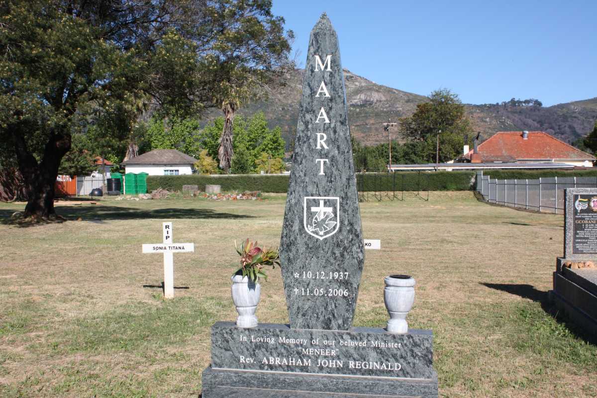MAART Abraham John Reginald 1937-2006