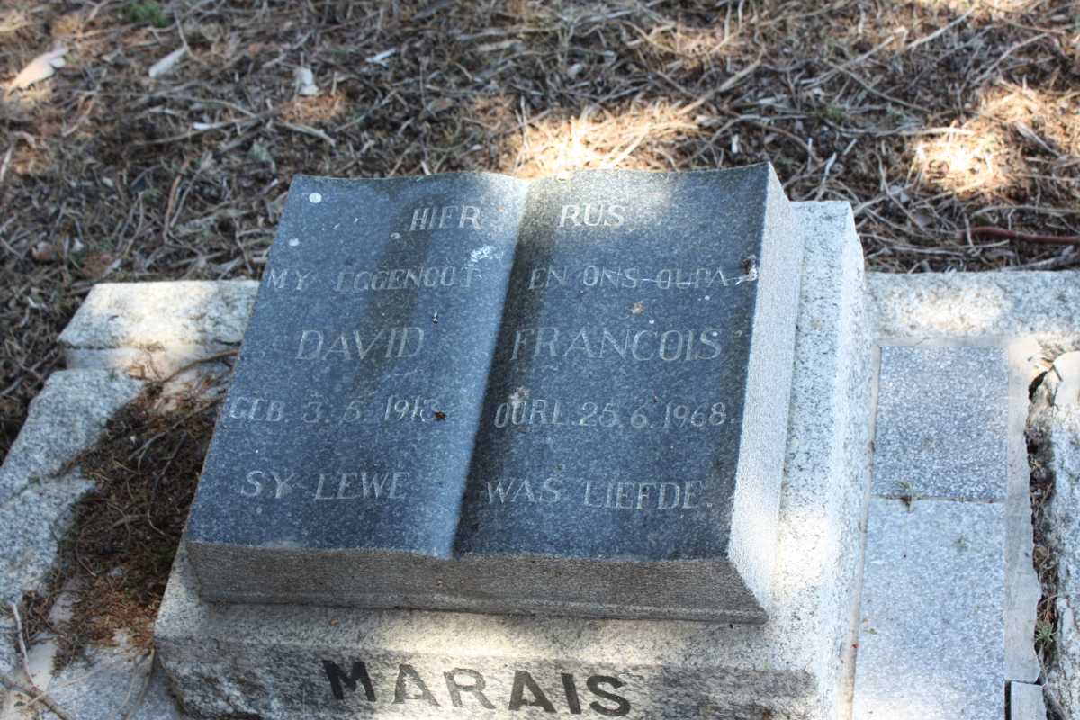 MARAIS David Francois 1918-1968