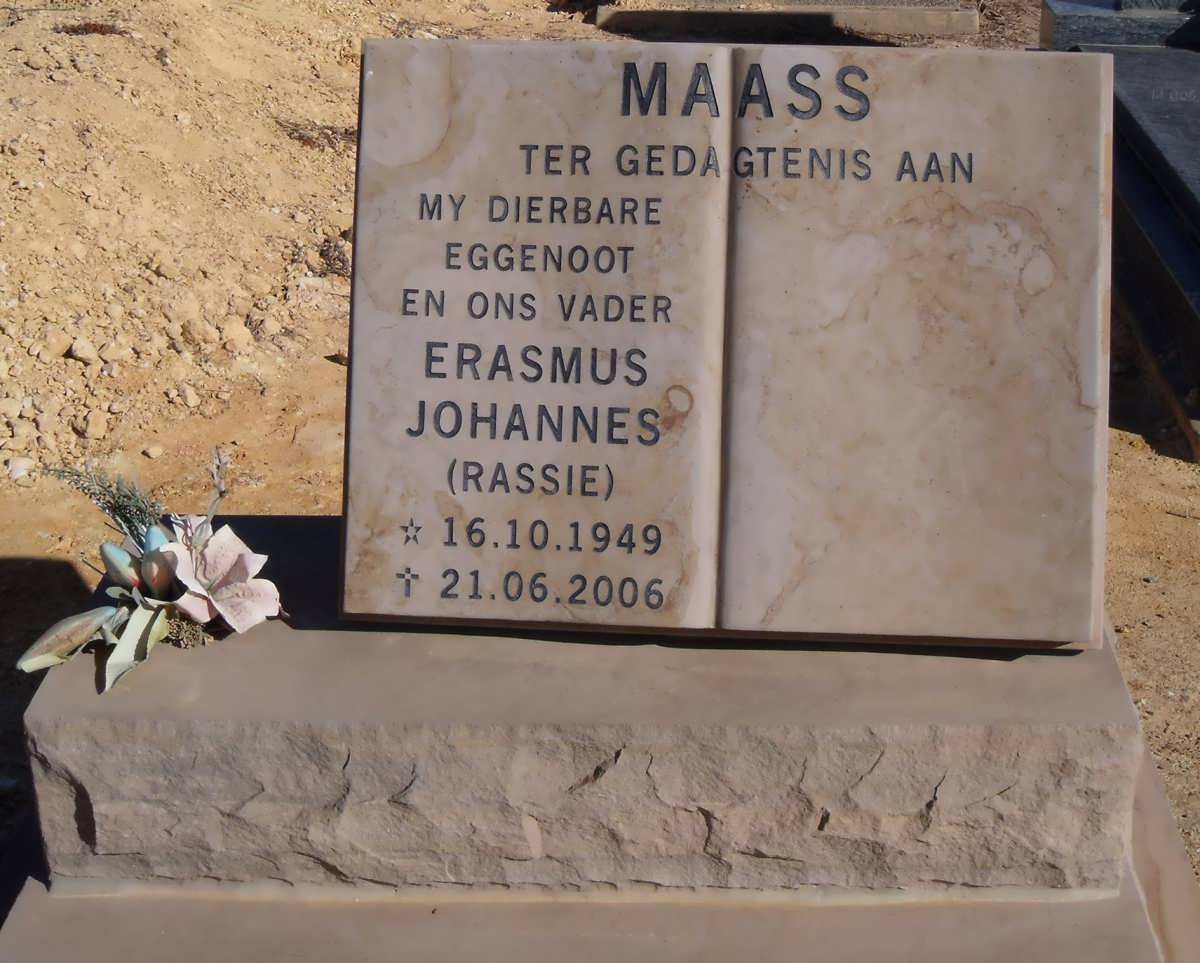 MAASS Erasmus Johannes 1949-2006