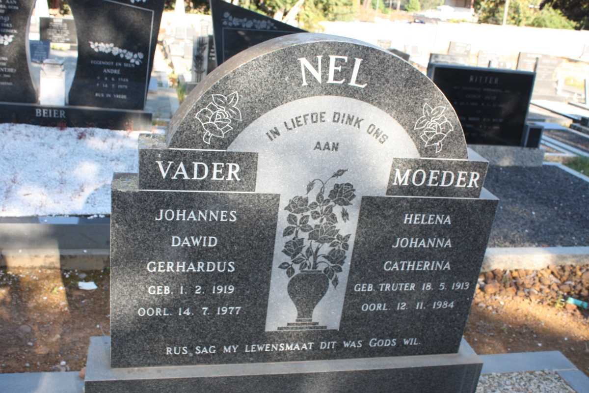 NEL Johannes Dawid Gerhardus 1919-1977 &amp; Helena Johanna Catherina TRUTER 1913-1984