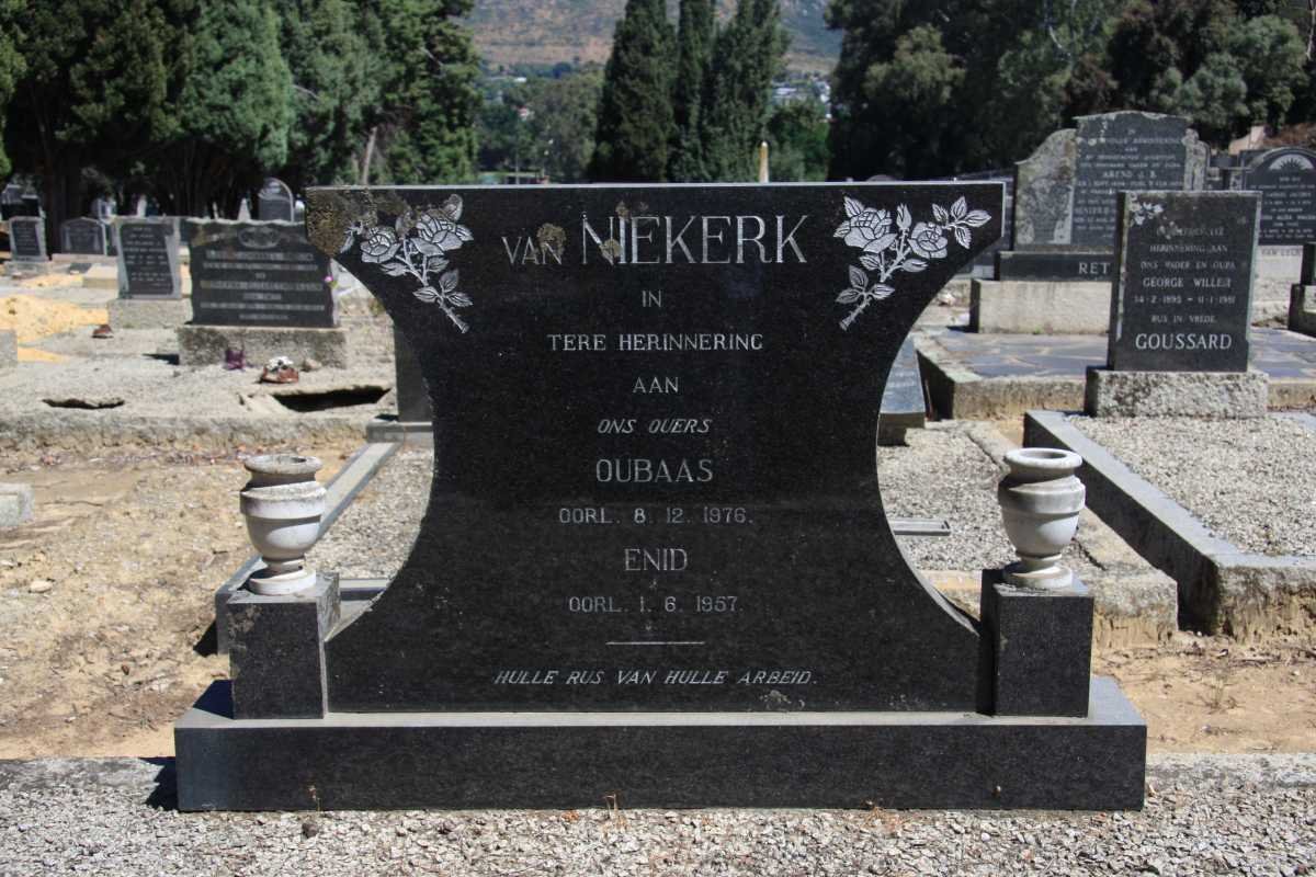 NIEKERK Oubaas, van -1976 &amp; Enid -1957