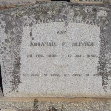 OLIVIER Abraham P. 1903-1950