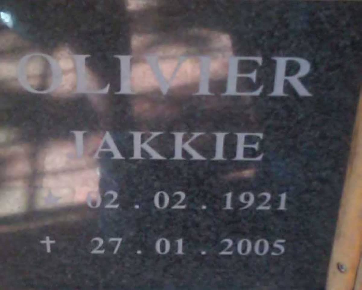 OLIVIER Jakkie 1921-2005