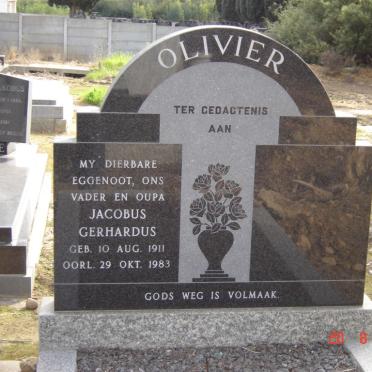 OLIVIER Jacobus Gerhardus 1911-1983