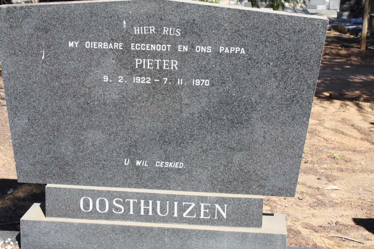 OOSTHUIZEN Pieter 1922-1970