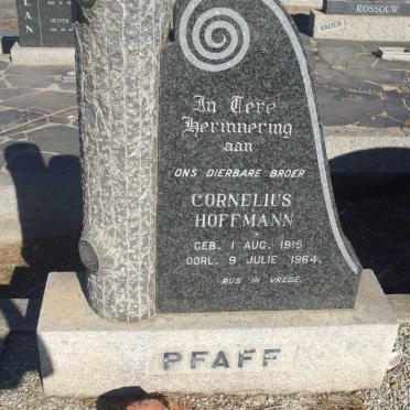 PFAFF Cornelius Hoffmann 1915-1964