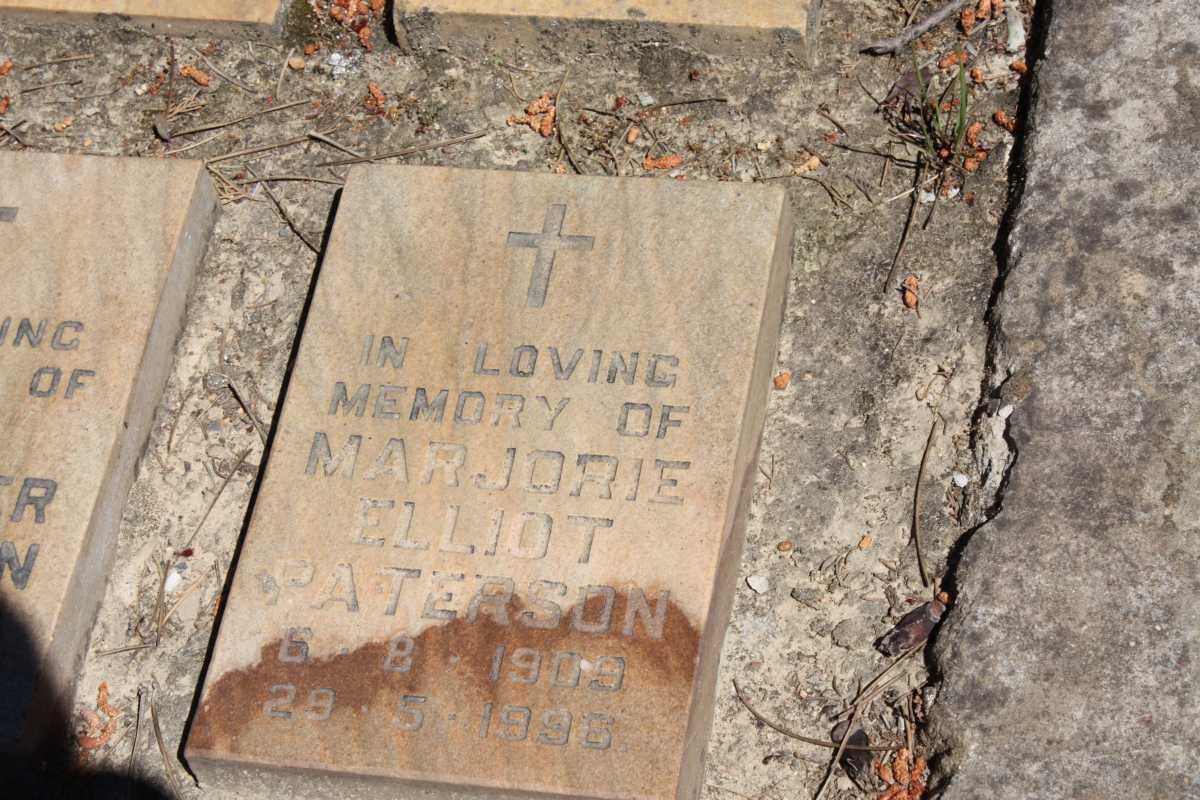 PATERSON Marjorie Elliot 1909-1996