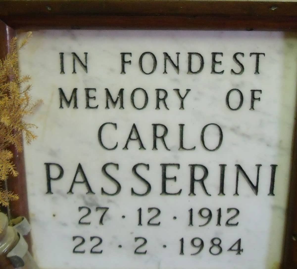 PASSERINI Carlo 1912-1984