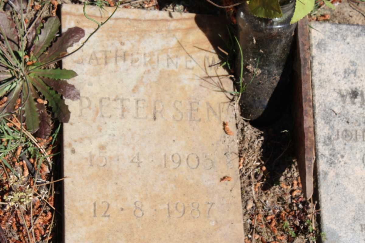 PETERSEN Catherine 1905-1987