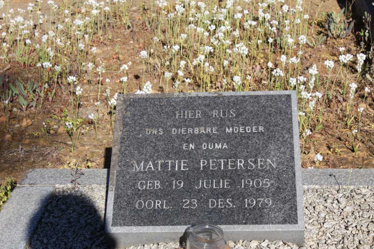 PETERSEN Mattie 1905-1979