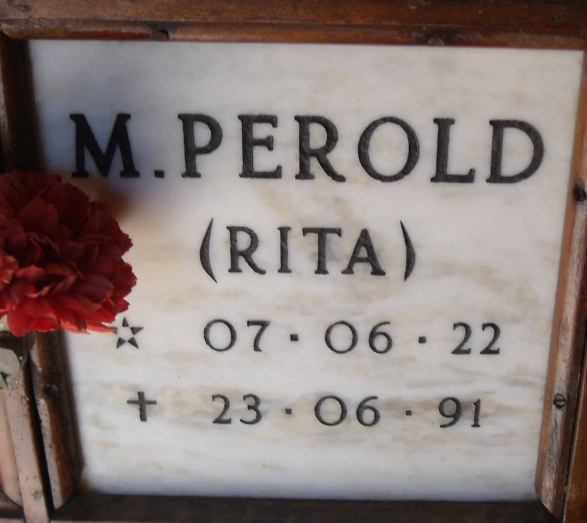 PEROLD M. 1922-1991