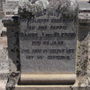 PLESSIS Daniel J., du