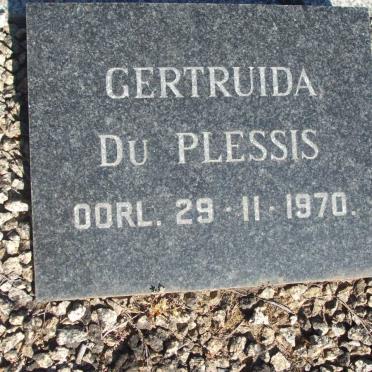 PLESSIS Gertruida, du -1970