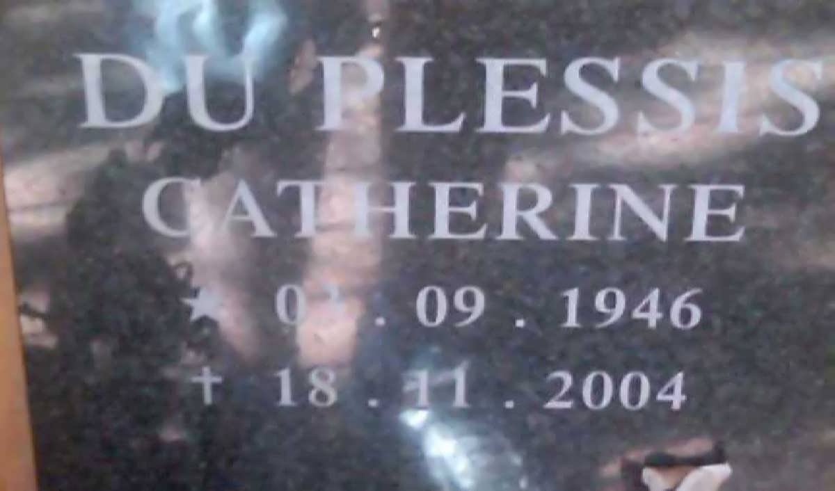 PLESSIS Catherine, du 1946-2004