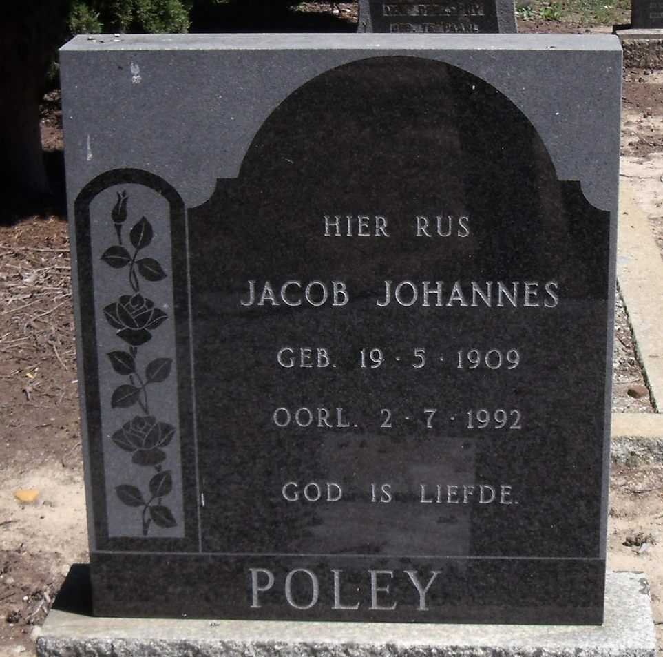 POLEY Jacob Johannes 1909-1992