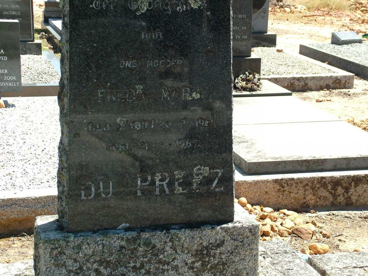 PREEZ Freda Maria, du 19??-1967