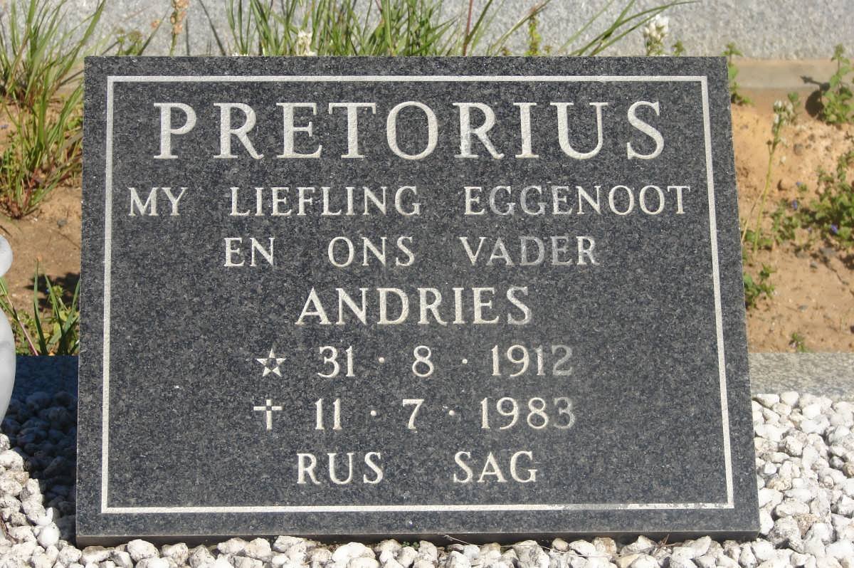 PRETORIUS Andries 1912-1983